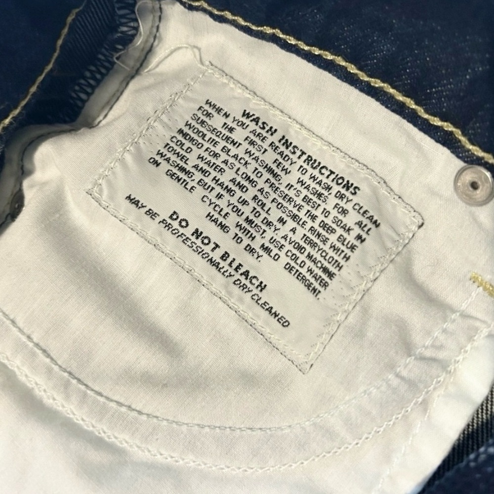 🦋 Eve denim charlotte ultra high rise wide leg jeans size 24 - Picture 13 of 13